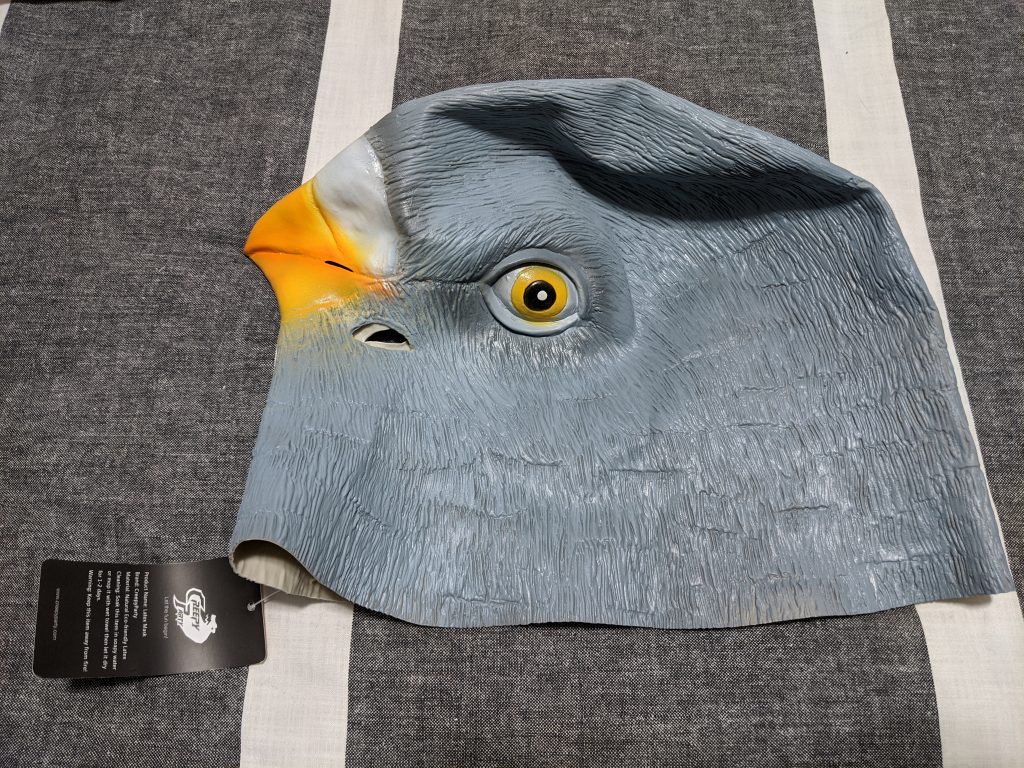 Pigeon head mask